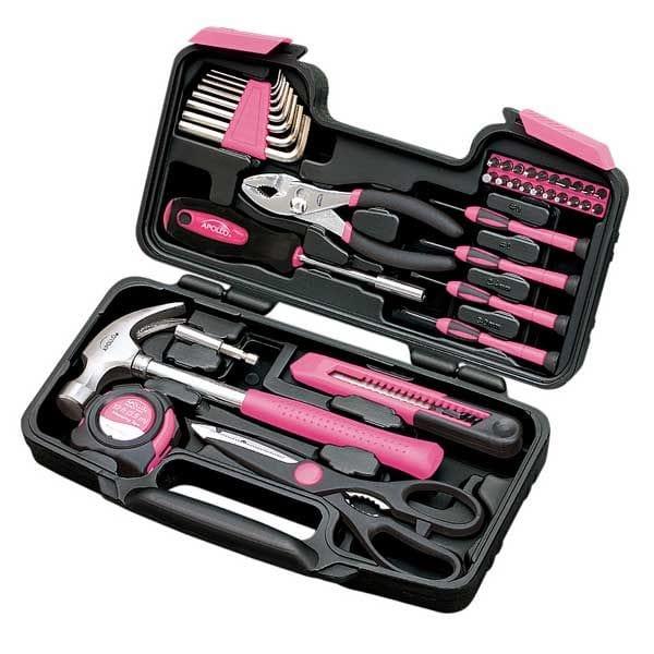 39 pc. General Tool Set, Pink, Model DT9706P